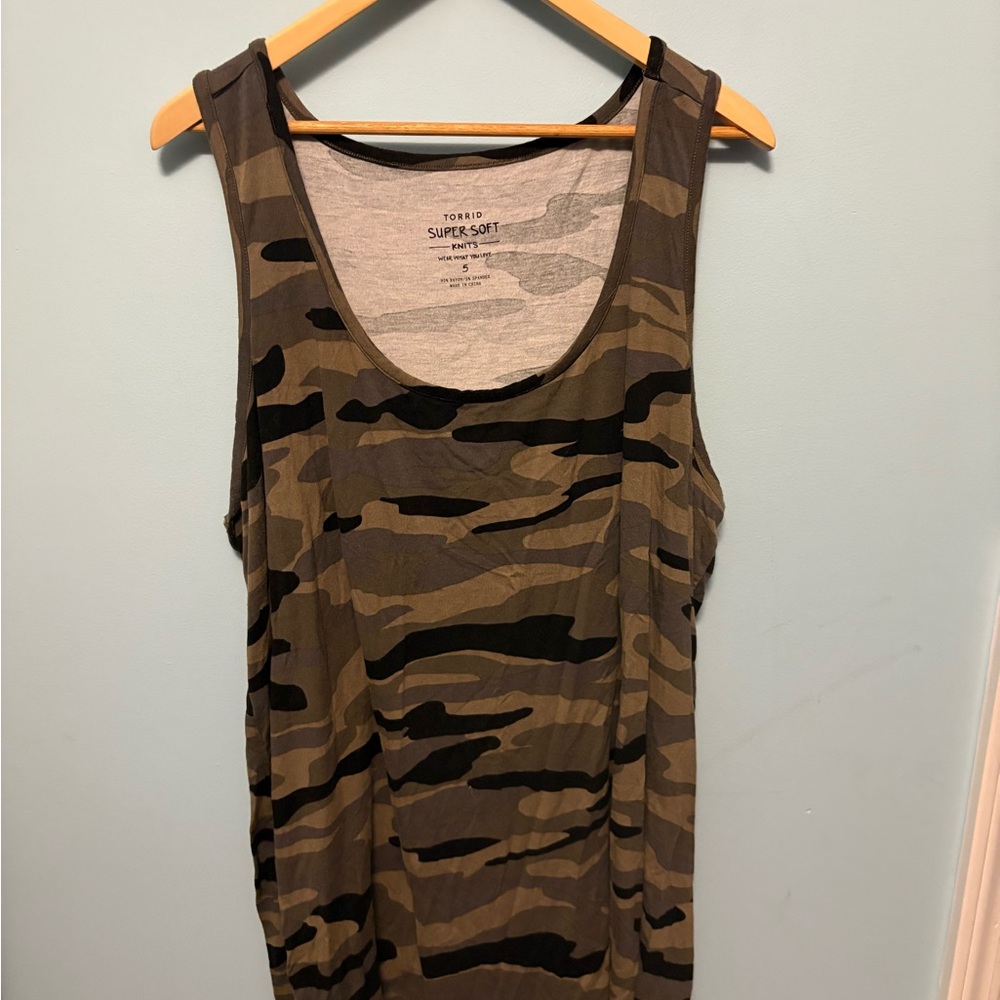 Torrid Camo Super SoftTank Top